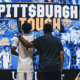 2025 combo guard prospect Isaiah Denis on his official visit to Jeff Capel's Pitt basketball program from August 30, 2024.